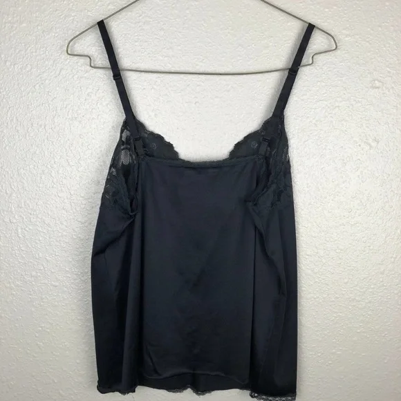 SABRINA Vintage Black Lace Tank Top - Picture 4 of 6